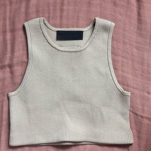 NEW FOG ESSENTIALS CROPPED SPORT TANK TOP